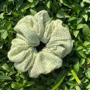 Beautiful gingham scrunchie!